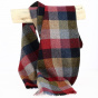 Herringbone and square wool scarf - City Sport