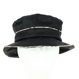 Chapeau Cloche en Coton Huilé Bordeaux- Traclet