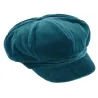 Cap Gavroche Anna Velvet Blue Oil - Traclet