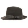 Chapeau feutre Laine Marron Godfather - Traclet Reference : 16849 | Chapellerie Traclet
