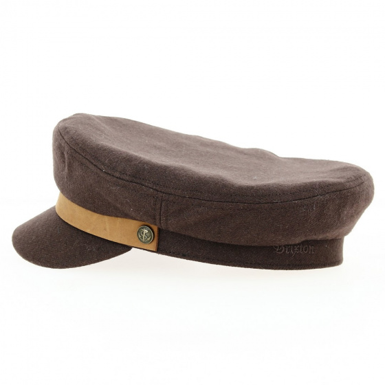 Marin Fiddler Brown Wool Cap - Brixton