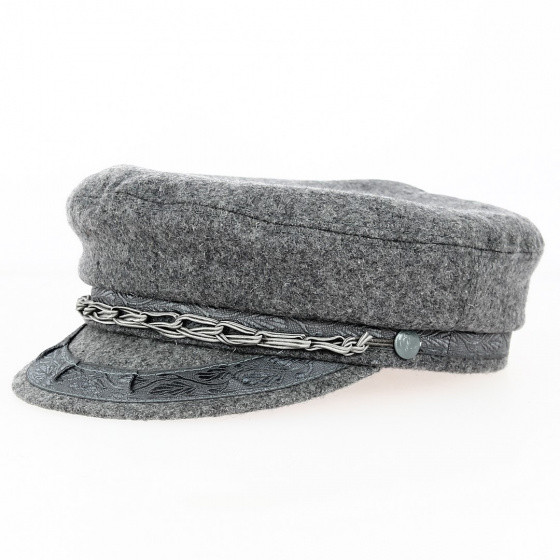 Camaret Sailor Cap Wool & Nylon Grey - Traclet