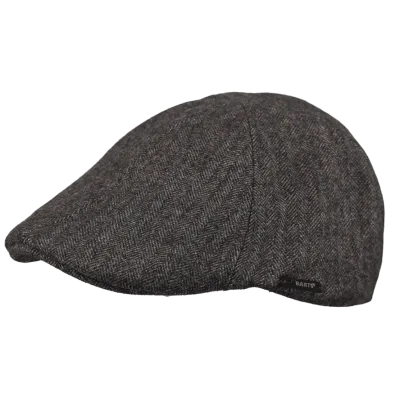 Mitchell Duckbill Cap Grey & Beige - Barts