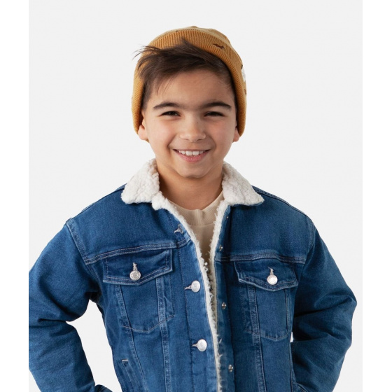 Bonnet Enfant Vinson Broderie Renard Jaune Motard - Barts