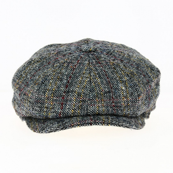 Eight Panel Houston Cap wool grey - Crambes