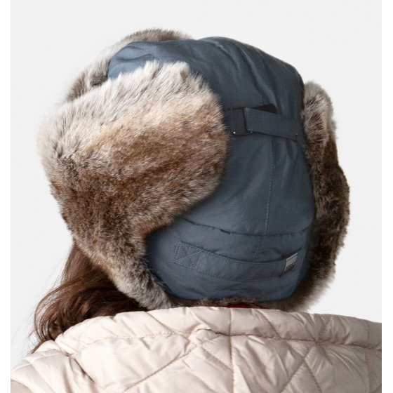 Kamikaze Army Blue & Grey Trapper Hat - Barts