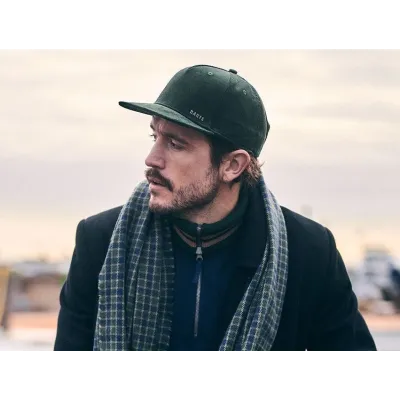 Casquette Strapback Tenkan Coton Olive - Barts