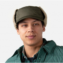 Boise Ear Flap Cap Olive - Barts