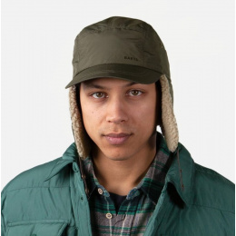 Casquette Boise cache-oreilles Olive - Barts