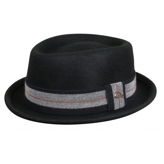 Black Felt Pork Pie Gangi Hat - Göttmann