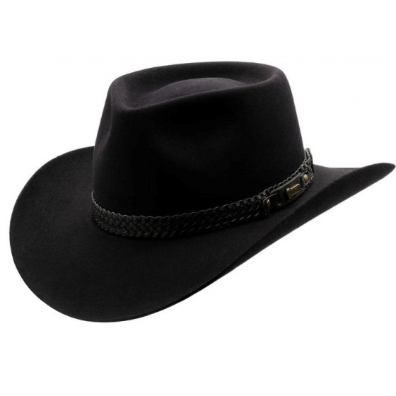 Felt hat Snow River Black - Akubra