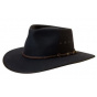 Black Fur Felt Cattleman Hat - Akubra