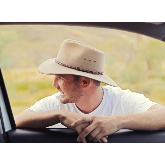 Chapeau Cattleman Feutre Poil Sand - Akubra