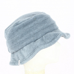 Elza Fleece Bob Hat Ice Blue Earmuffs - Traclet