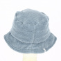 Elza Fleece Bob Hat Ice Blue Earmuffs - Traclet