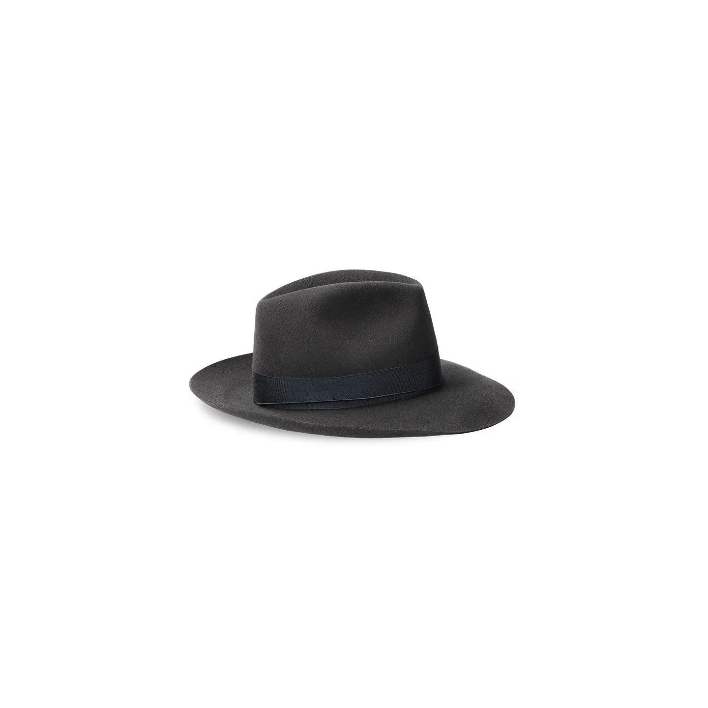 Chapeau Umberto Feutre Poile Gris - Borsalino- boutique borsalino Reference : 116 | Chapellerie Traclet