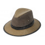 Safari Hat Logan Cotton Olive & Brown - Traclet