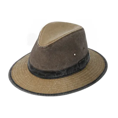 Chapeau Safari Logan Coton  Beige - Traclet - Reference : 16907| Chapellerie Traclet