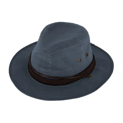 Chapeau Walker Waxed Bleu Jean - Traclet