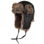 Black Trapper Ushanka - Traclet