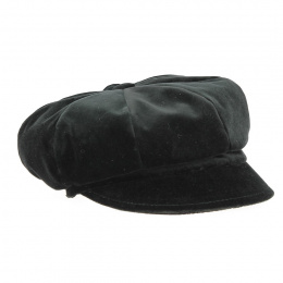 Black velvet cap - Fléchet