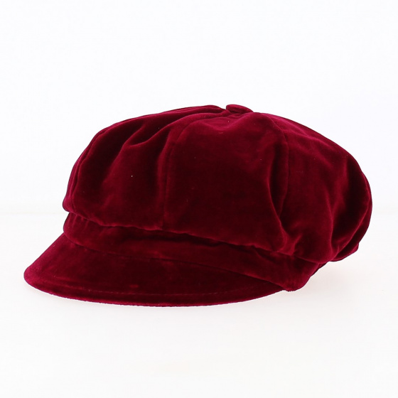 Velvet gavroche cap - Fléchet
