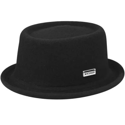 Chapeau Porkpie Wool Mowbray Noir - Kangol