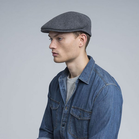504 Flat Cap Winter Anthracite - Kangol 504 Flat Cap Winter Anthracite - Kangol