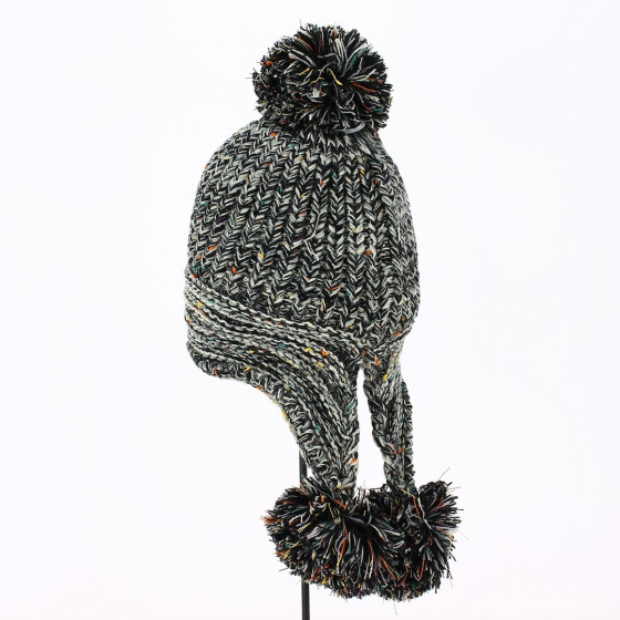 Peruvian Cap Acrylic Black back - Traclet