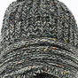 Peruvian beanie Acrylic Black mesh detail - Traclet