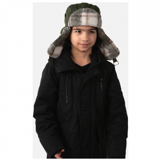 Green Kamikaze Ushanka for Kids - Barts