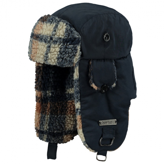Kamikaze Navy Blue Chapka for children -Barts