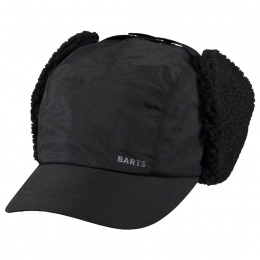 Boise Black Ear Flap Cap - Barts
