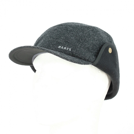 Deltana 5 Panel Earflaps Black - Barts
