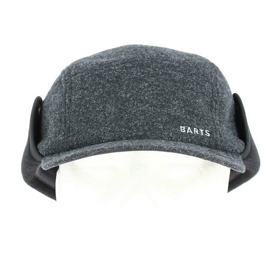 Deltana 5 Panel Earflaps Black - Barts