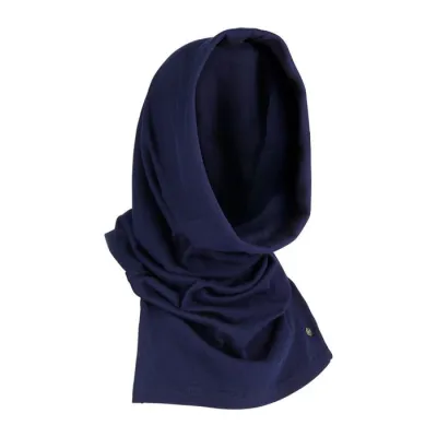 Bielle Cotton Neckwarmer Blue Navy - Laulhère