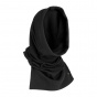 Black Cotton Bielle neck warmer - Laulhère