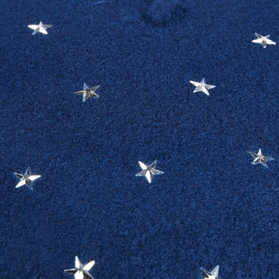 Béret Hachiman Bleu Marine Etoiles - Laulhère Béret Hachiman Bleu Marine Etoiles - Laulhère