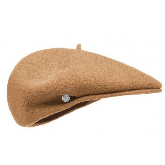 St Jean Camel beret cap - Heritage by Laulhère