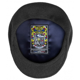 Casquette Béret Laine Pau Noir - Laulhère