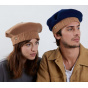Parisienne Lys Wool Camel Beret - Laulhère