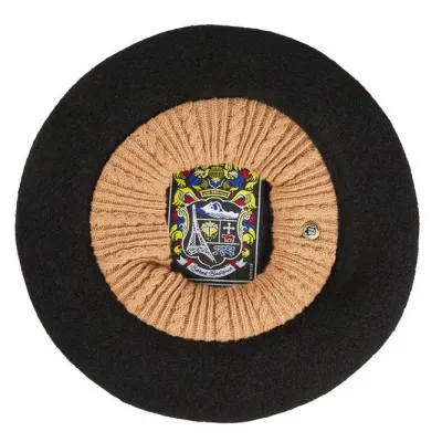 Parisian Beret Lys Wool Black - Laulhère