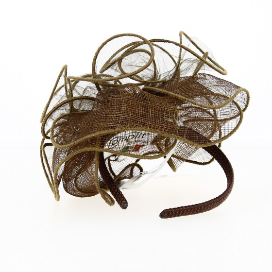 Brown Marisa Ceremony Headband - Traclet
