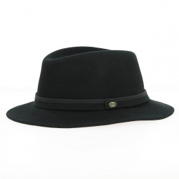 Black wool traveller hat - Traclet