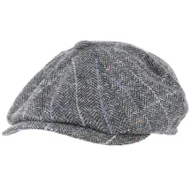 Casquette Arnold Laine Chevron Gris & Bleu - Traclet