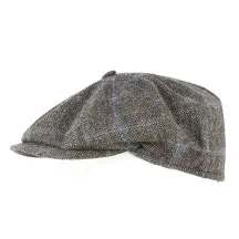Casquette Arnold Laine Chevron Marron & Bleu - Traclet