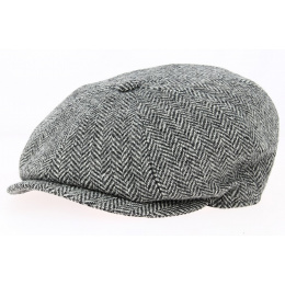 Arnold Wool Chevron Cap Black & Grey - Traclet