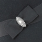 Cloche Hat Maithe Felt Wool Black bow detail - Traclet