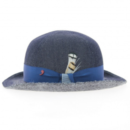 Chapeau melon Coton Bleu Jean - Alfonso d'este