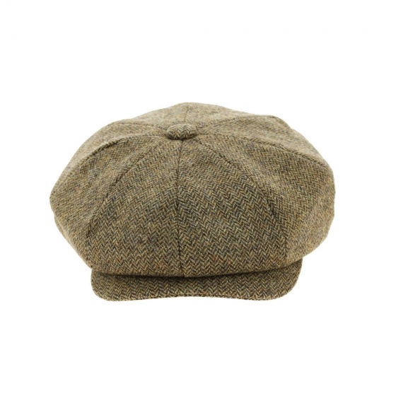 Arnold Chevron Cap - Heathered Brown & Beige - Traclet